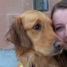 Student Trainer, Andrea with Nova