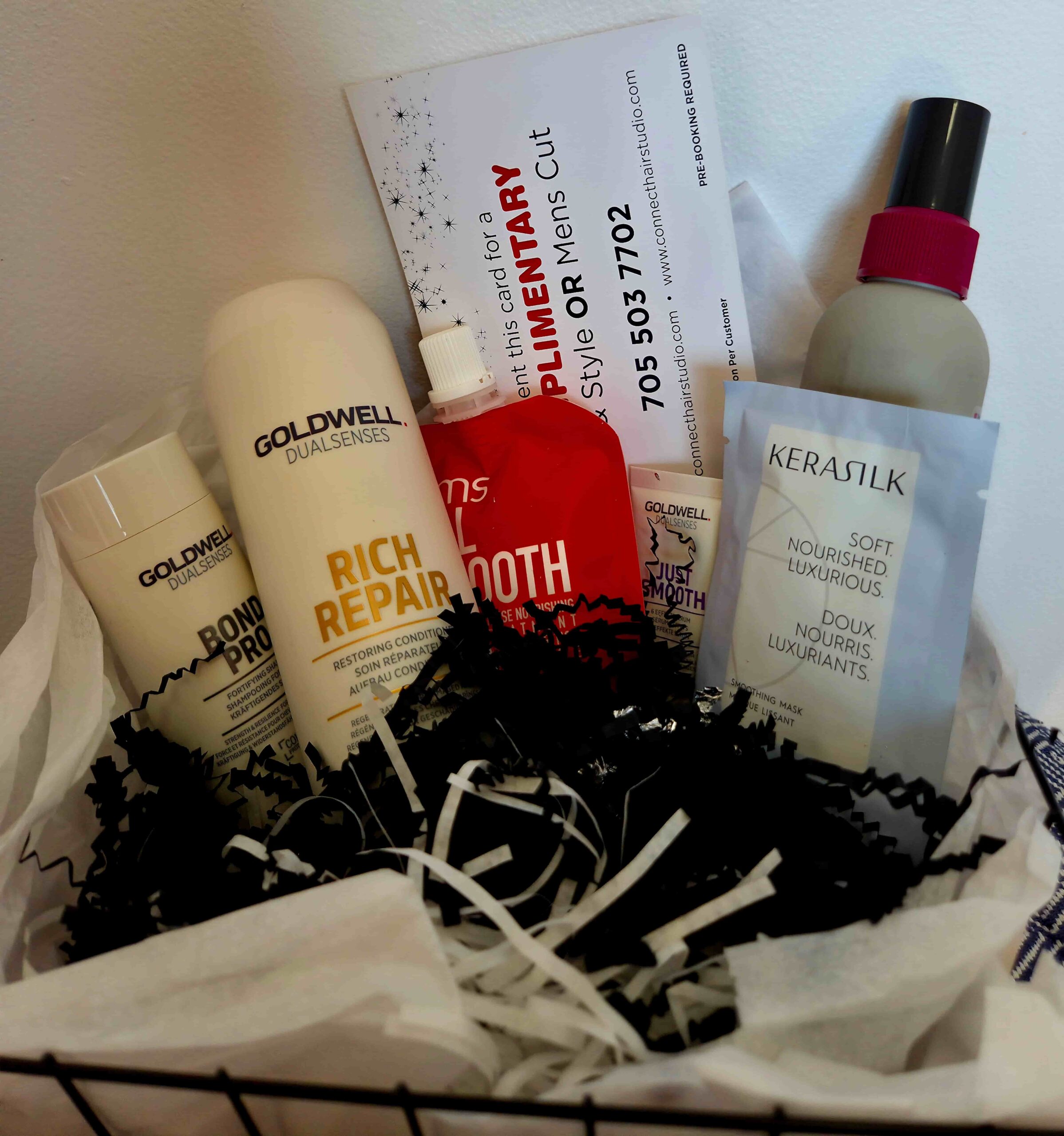 Connect Hair Studio Gift Basket – Value $150 - Image 3